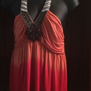 Boston Proper Ombré Halter Top - Large